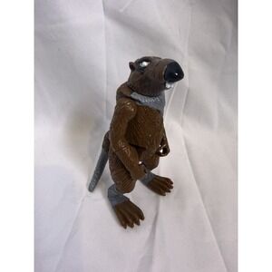 TMNT Master Splinter Figure Teenage Mutant Ninja Turtles Vintage 1980s 1988 4"